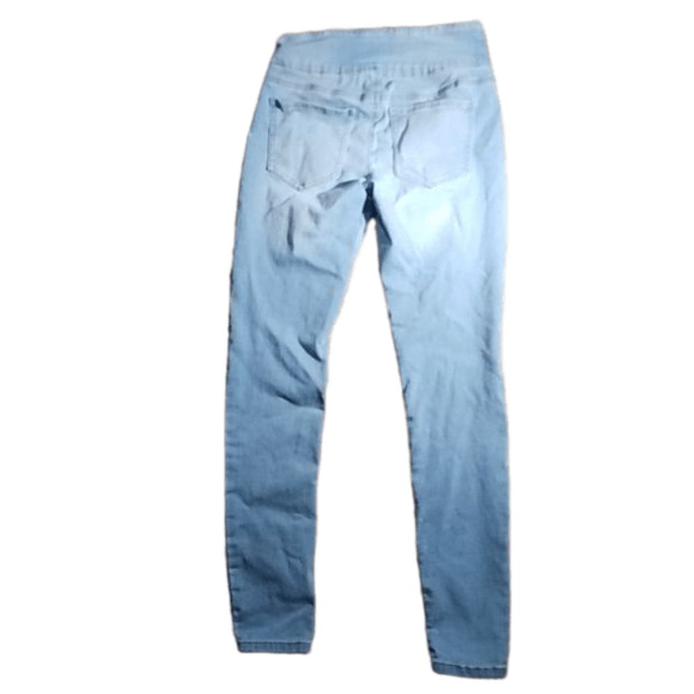 Kohl's Ultimate Pull On Light Blue Denim Jeggings Size Small with Pockets Kohls - Picture 4 of 5